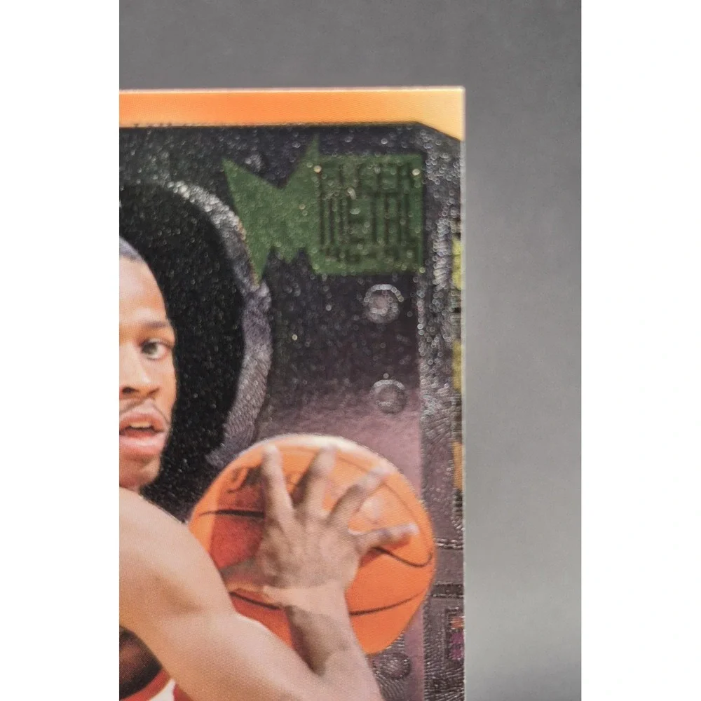1996-97 Fleer Metal Allen Iverson Freshly Forged #8 of 15 (RC) Philadelph 76ers